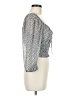 Cotton Candy LA 100% Polyester Silver 3/4 Sleeve Blouse Size M - photo 4