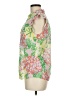 Lilly Pulitzer 100% Polyester Paisley Floral Green Sleeveless Blouse Size 6 - photo 5