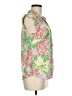 Lilly Pulitzer 100% Polyester Paisley Floral Green Sleeveless Blouse Size 6 - photo 4
