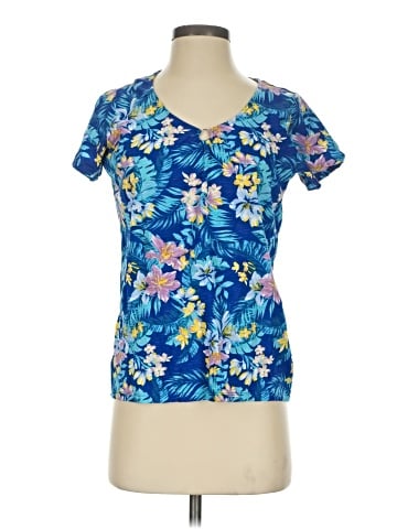 Caribbean Joe Short Sleeve Blouse (view 1)