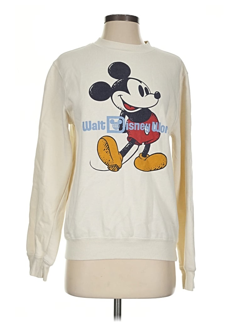 Pre-owned Disney Sweatshirt In Ivory