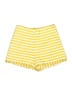 LPA 100% Polyester Stripes Yellow Shorts Size XS - photo 1