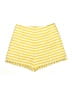 LPA 100% Polyester Stripes Yellow Shorts Size XS - photo 2