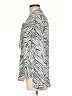 Peter Nygard 100% Polyester Animal Print Silver Long Sleeve Blouse Size 8 - photo 5