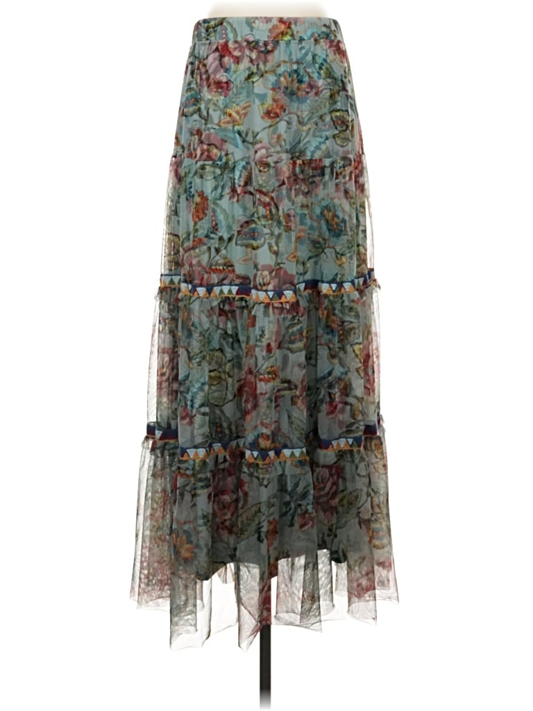 Pre-owned Johnny Was Casual Skirt In Blue