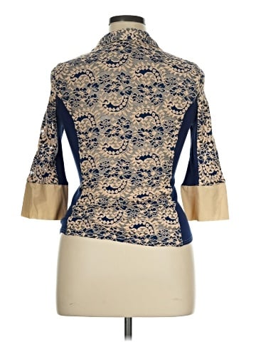 Tracy M. 3/4 Sleeve Button-Down Shirt (view 2)