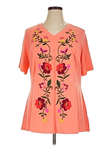 D&Co. Short Sleeve Blouse (view 1)