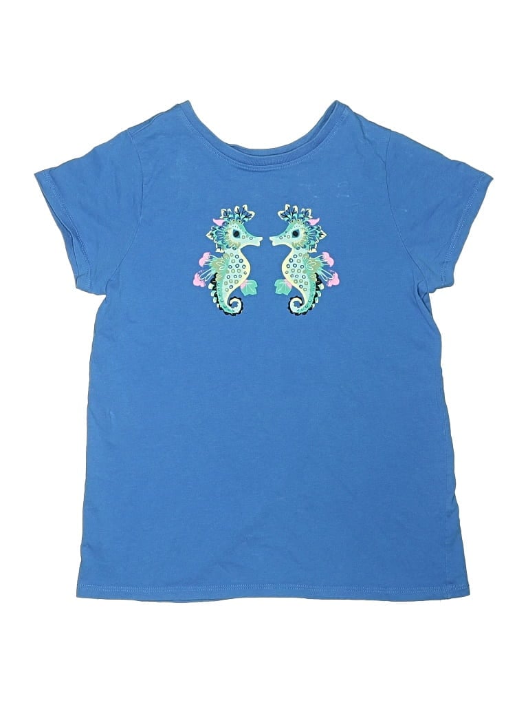 Pre-owned Tea Kids' Short Sleeve T-shirt In Blue