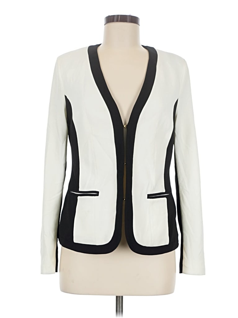 Pre-owned Boston Proper Blazer Jacket In Ivory