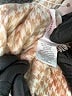 Kohl's 100% Polyester Checkered-gingham Orange Pink Scarf One size - photo 4