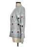 Cupcakes & Cashmere Hearts Gray Pullover Sweater Size M - photo 5