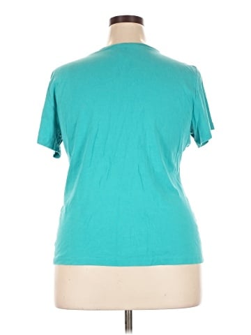 Karen Scott Short Sleeve Henley (view 2)