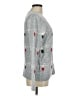 Cupcakes & Cashmere Hearts Gray Pullover Sweater Size M - photo 4