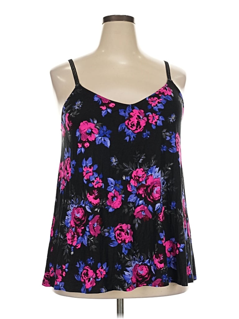 Pre-owned Torrid Tank Top Black Strapless Neckline Tops