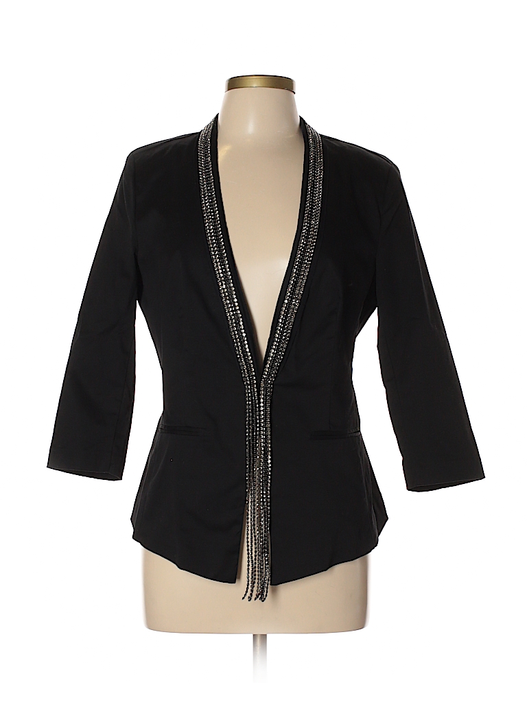 Rock & Republic Solid Black Blazer Size 12 - 83% off | thredUP