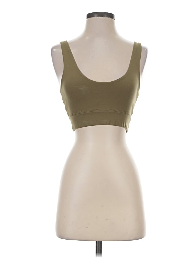 Pre-owned Varley Sports Bra In Green