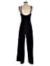 Black Halo Solid Black Jumpsuit Size 8 - photo 2