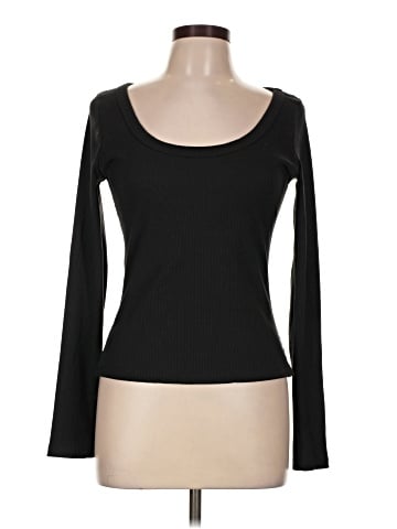 Aqua Long Sleeve T-Shirt (view 1)