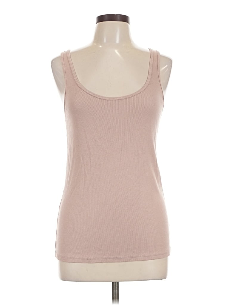 Pre-owned A New Day Tank Top Tan Strapless Neckline Tops