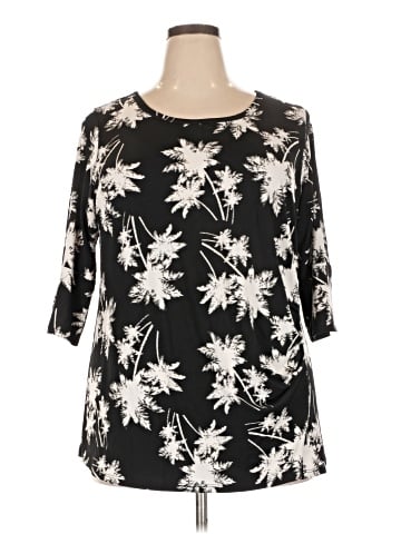 Karen Kane 3/4 Sleeve Blouse (view 1)