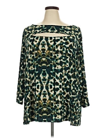 Cato 3/4 Sleeve Blouse (view 1)