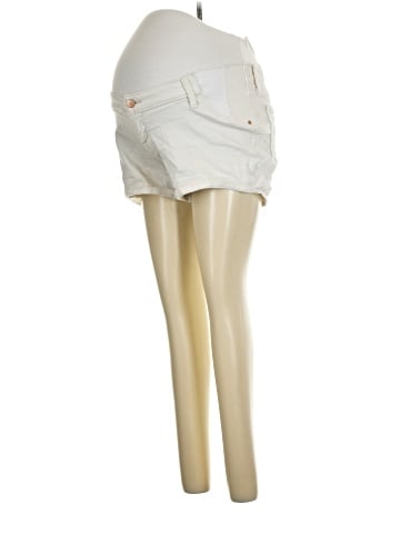 Isabel Maternity Khaki Shorts (view 1)