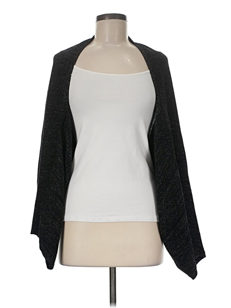 Pre-owned Halston Heritage Cardigan Sweater In Black