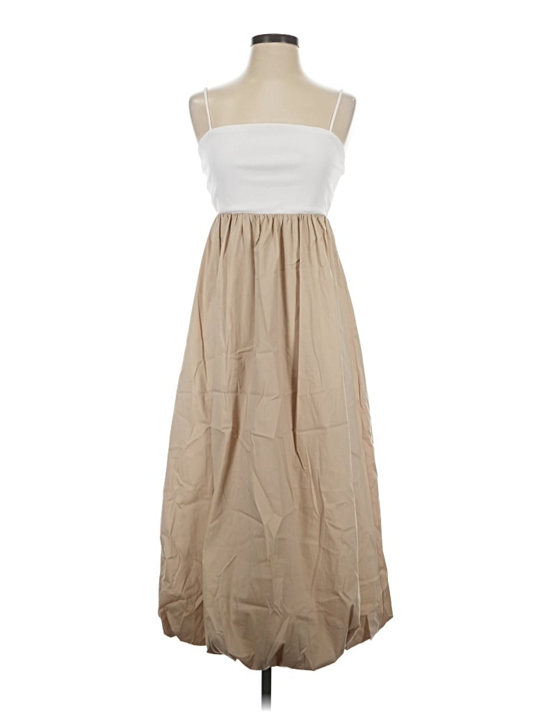 Pre-owned Adora Casual Dress In Tan