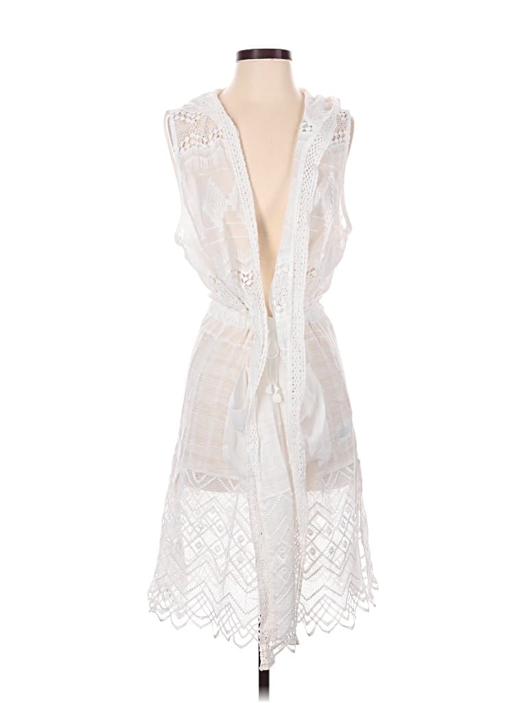 Pre-owned Miss Me Kimono In White