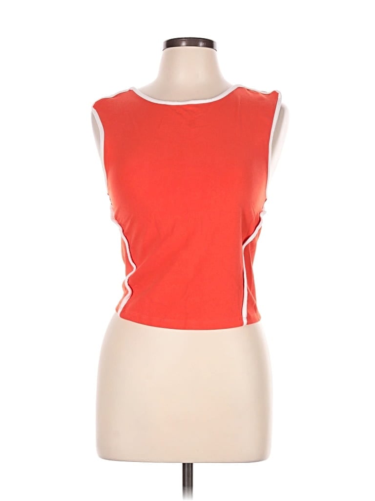 Pre-owned Fp Movement Sleeveless T-shirt In Orange