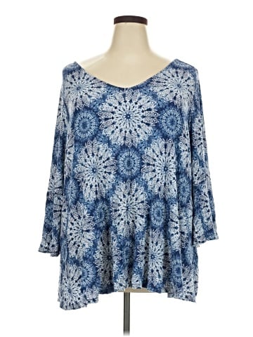 Westbound 3/4 Sleeve Blouse (view 1)