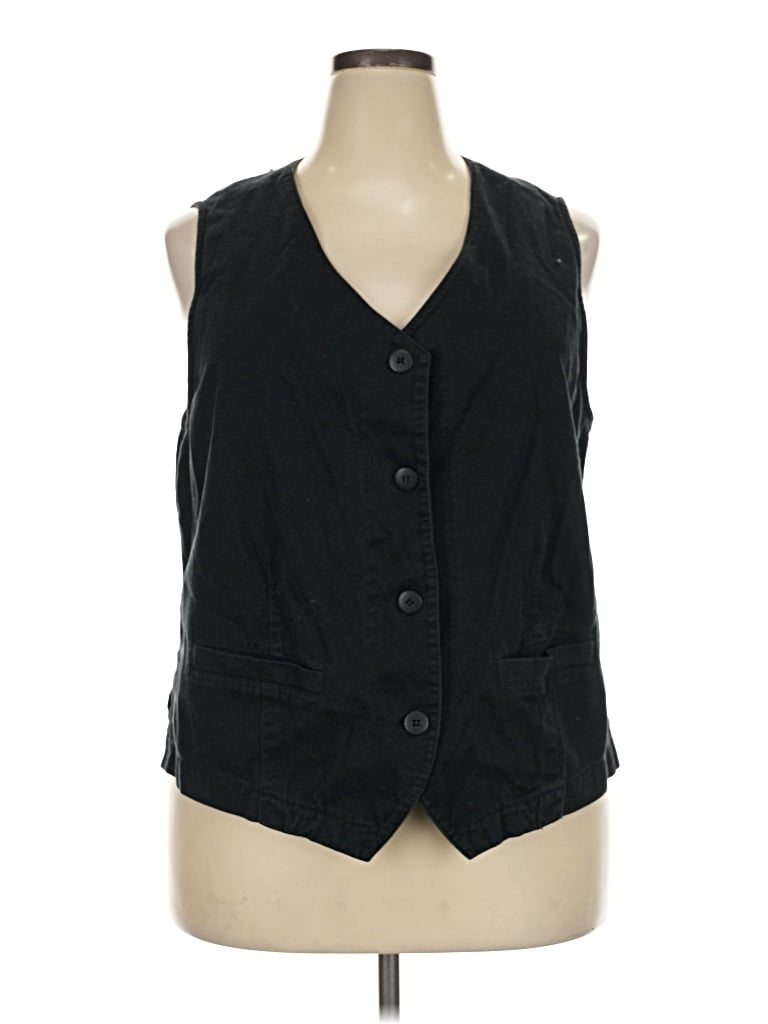 Pre-owned Ruff Hewn Tuxedo Vest In Black