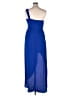 BCBGMAXAZRIA 100% Polyester Blue Cocktail Dress Size 14 - photo 2