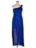 BCBGMAXAZRIA 100% Polyester Blue Cocktail Dress Size 14 - photo 1