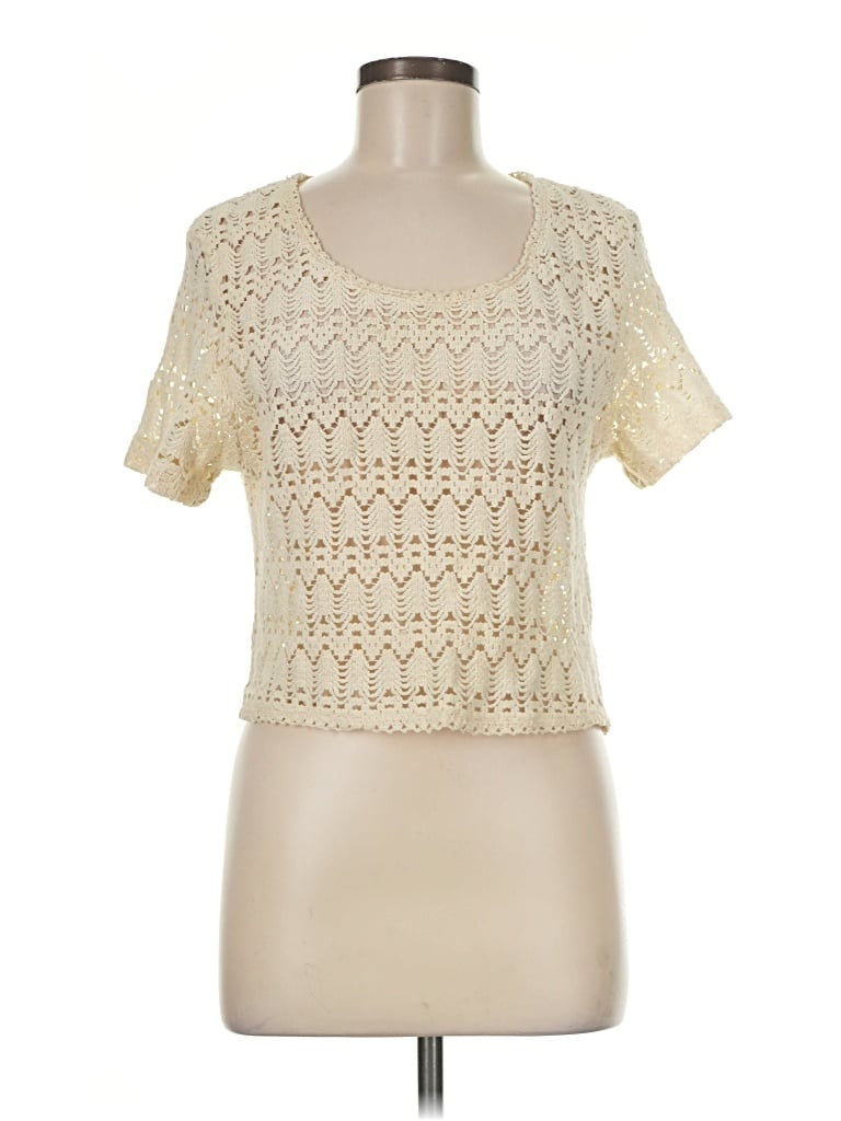 Pre-owned Wrapper Short Sleeve T-shirt In Ivory