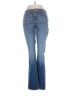 BKE Hearts Blue Jeans Size 28 waist - photo 1
