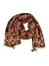 Unbranded Paisley Burgundy Scarf One size - photo 1