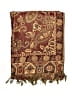 Unbranded Paisley Burgundy Scarf One size - photo 2