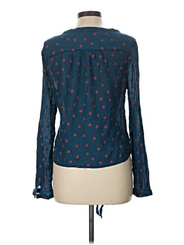Edge Long Sleeve Blouse (view 2)