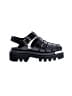 Peter Do 100% Leather Black Sandals Size EU 35 - photo 1