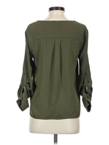 Timing 3/4 Sleeve Blouse (view 2)