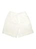 Athleta 100% Polyester Solid Ivory Athletic Shorts Size S - photo 1