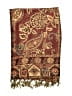 Unbranded Paisley Burgundy Scarf One size - photo 2