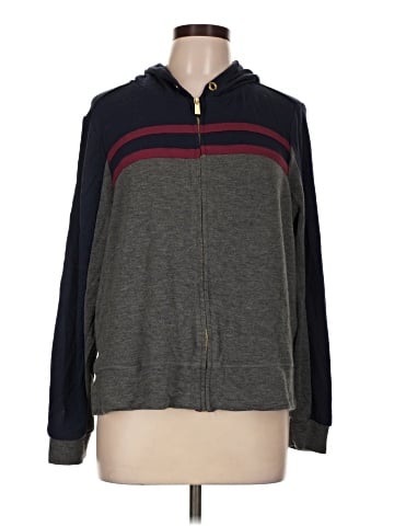 Anne Klein Sport Zip Up Hoodie (view 1)