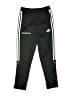 Adidas 100% Polyester Black Track Pants Size 11 - 12 - photo 1