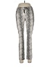Cache Animal Print Silver Casual Pants Size 10 - photo 1