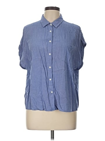 Banana Republic Factory Store Short Sleeve Blouse (view 1)