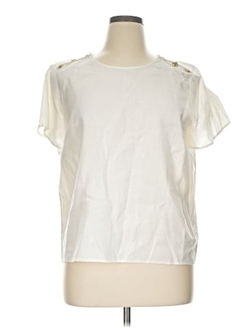 J.Crew Factory Store Short Sleeve Blouse (view 1)