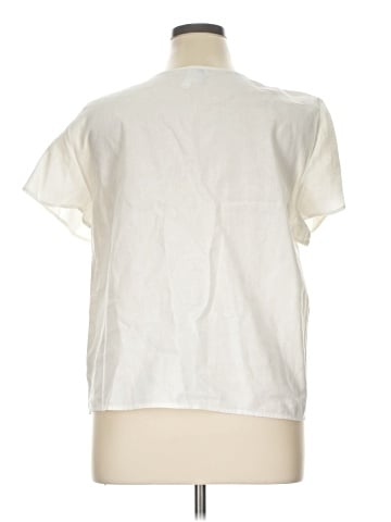 J.Crew Factory Store Short Sleeve Blouse (view 2)