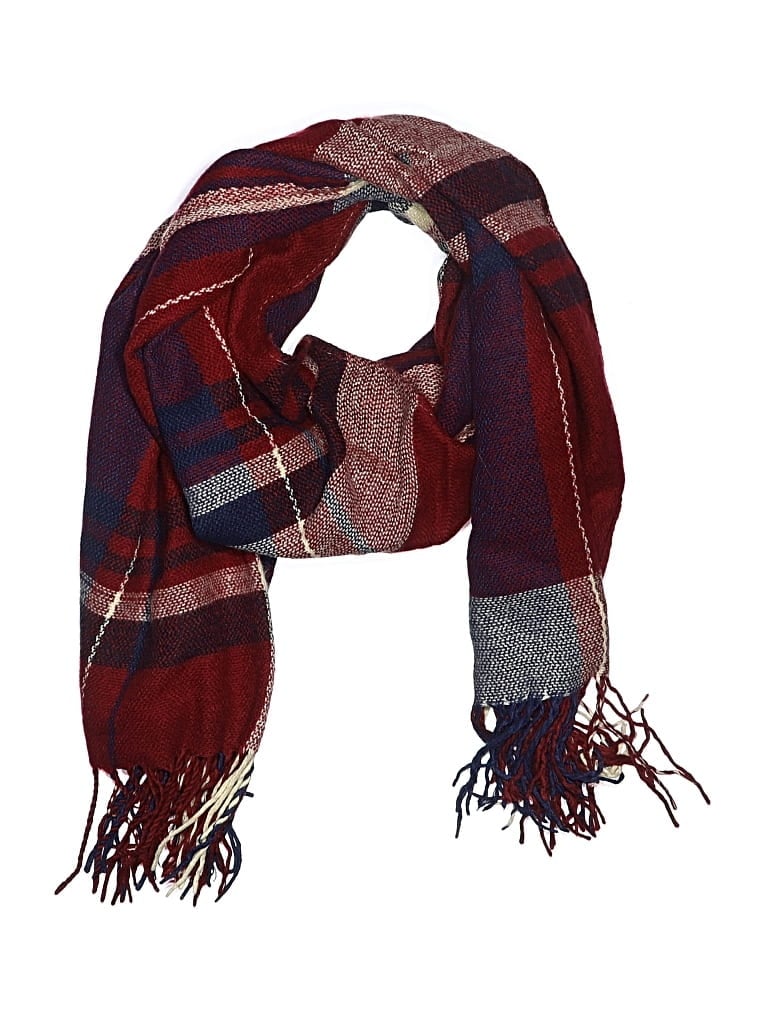 Pre-owned Joy Susan Scarf In Burgundy